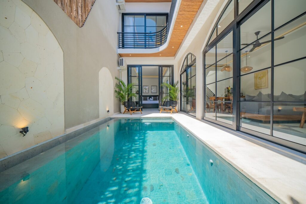Indoor Pool Glass Doors