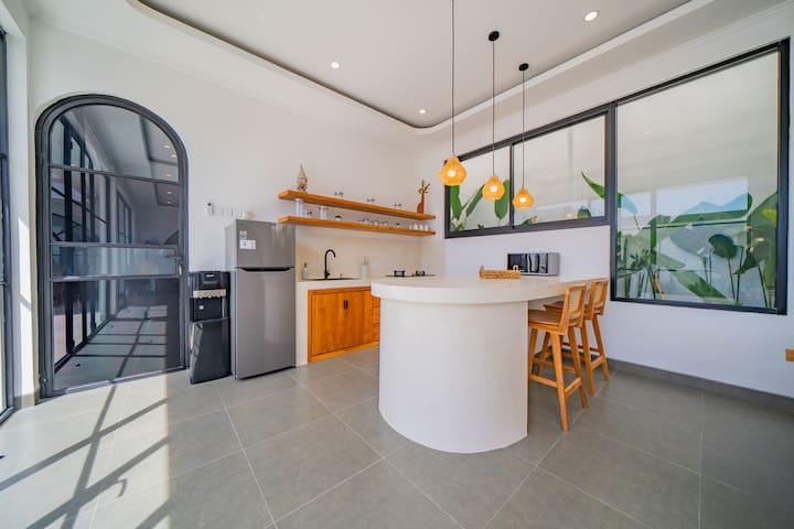 malea-Kitchen Island Modern Open