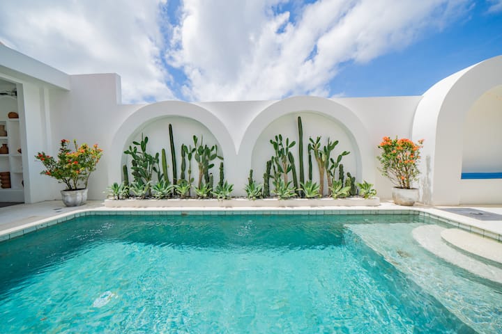 malea-Pool Cactus Garden Sky