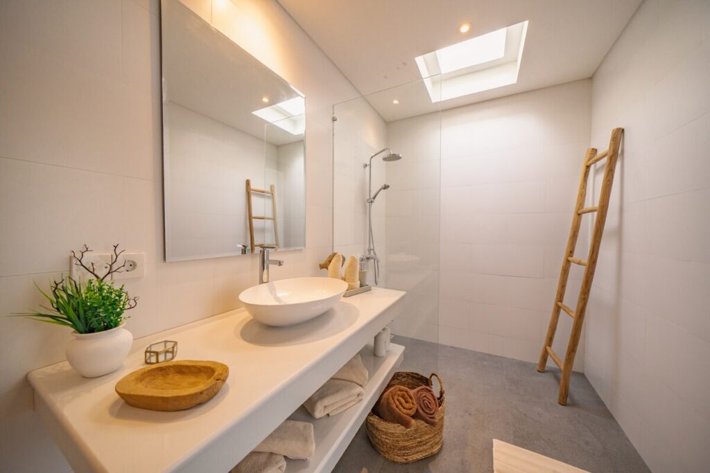 swiss-Bathroom skylight modern