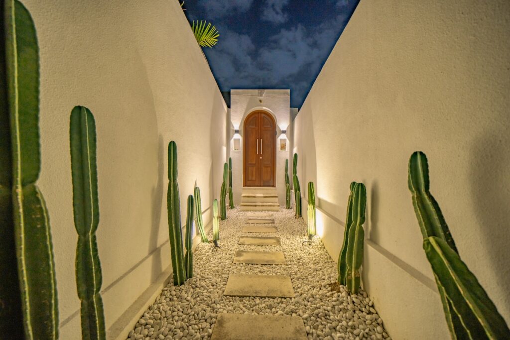 swiss-Cactus hallway entrance