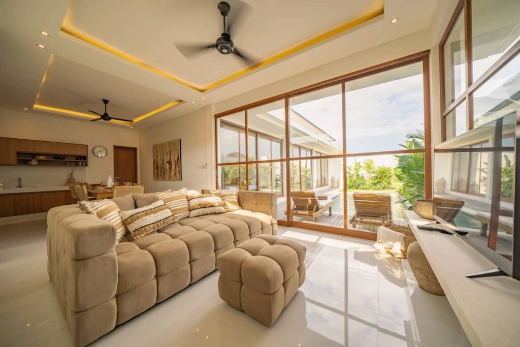 swiss-Living room garden lounge